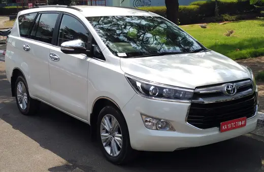 Toyota Innova Crysta for winter Spiti