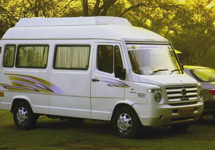 Luxury Tempo Traveller (13 seater) taxi
